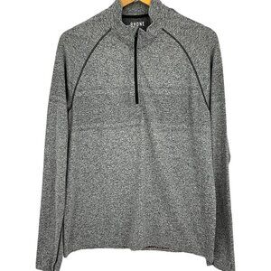 Rhone Mens XL 1/4 Zip Shirt Gray Long Sleeve Pullover Casual Athletic Golf
